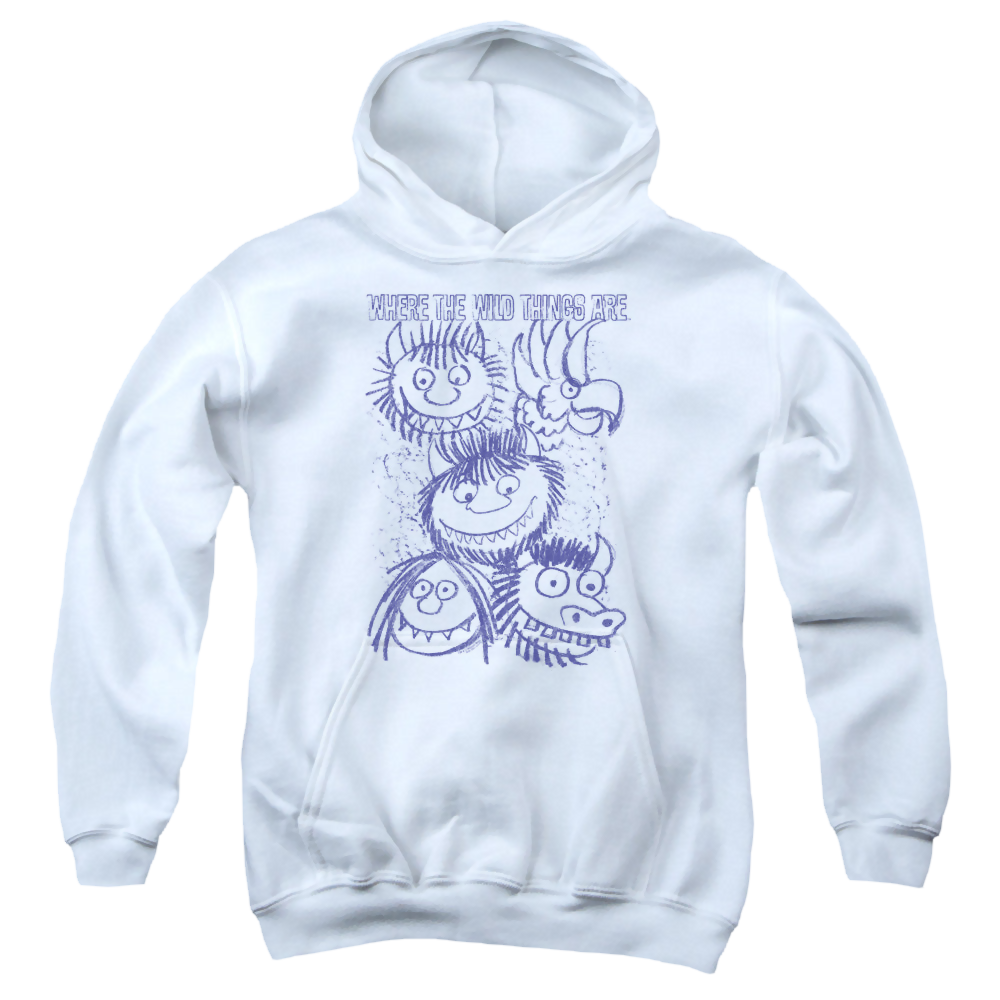 Where the Wild Things Are Wild Sketch - Youth Hoodie Youth Hoodie (Ages 8-12) Where The Wild Things Are   