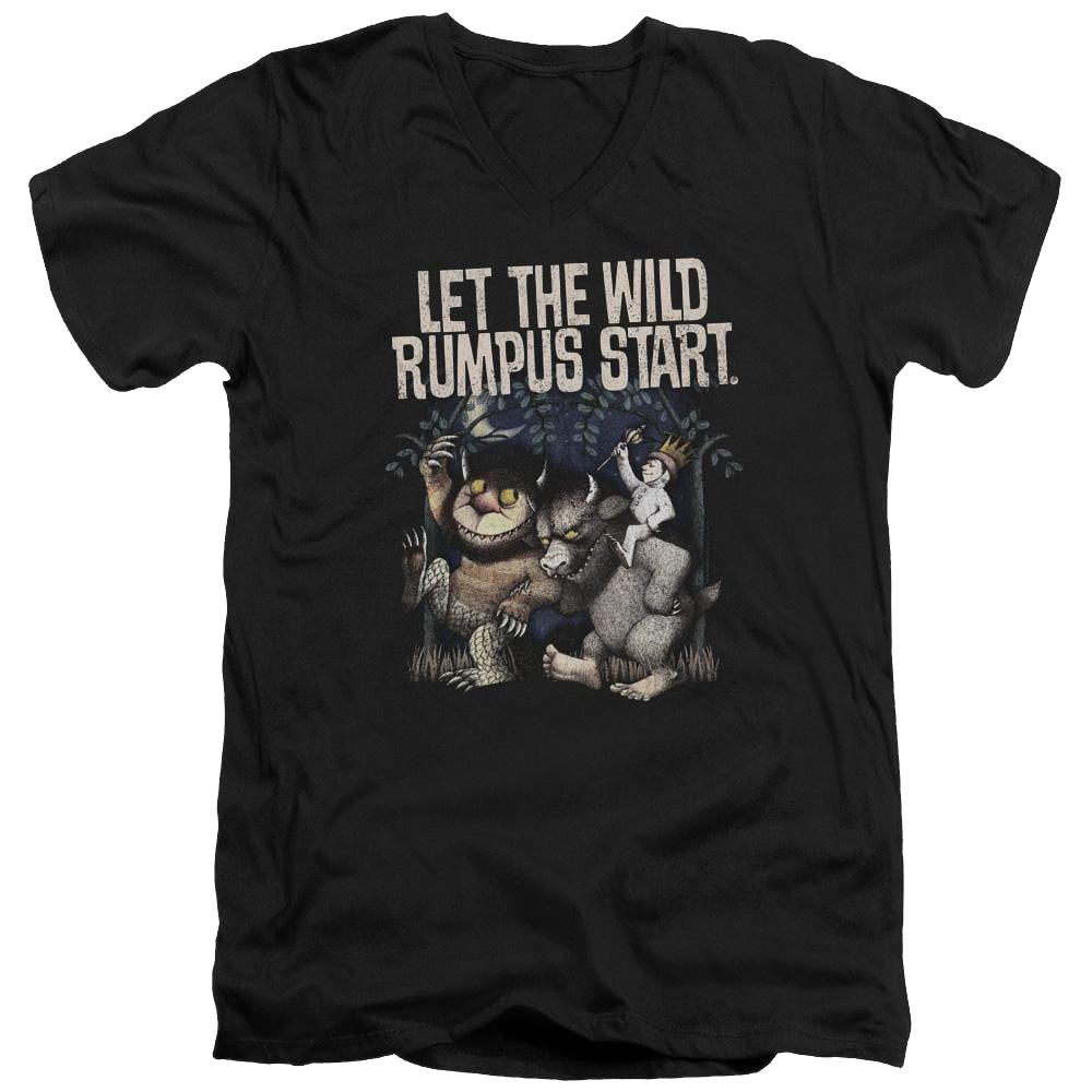 Where The Wild Things Are Wild Rumpus Men's V-Neck T-Shirt Men's V-Neck T-Shirt Where The Wild Things Are   