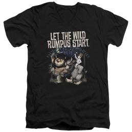 Where The Wild Things Are Wild Rumpus Men's V-Neck T-Shirt Men's V-Neck T-Shirt Where The Wild Things Are   