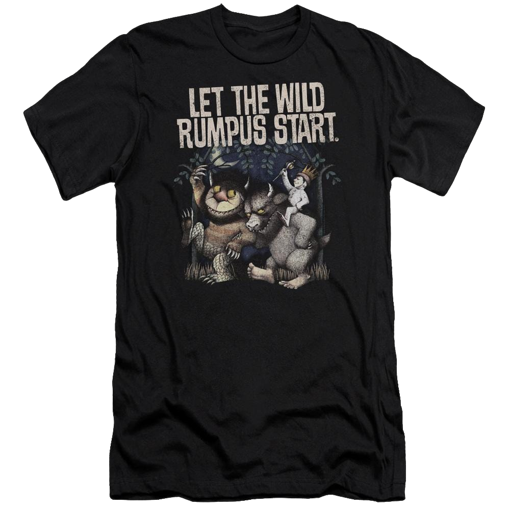 Where The Wild Things Are Wild Rumpus Men's Premium Slim Fit T-Shirt Men's Premium Slim Fit T-Shirt Where The Wild Things Are   