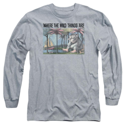 Where The Wild Things Are Cover Art Men's Long Sleeve T-Shirt Men's Long Sleeve T-Shirt Where The Wild Things Are   