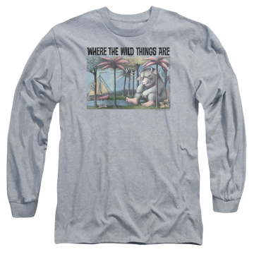 Where The Wild Things Are Cover Art Men's Long Sleeve T-Shirt Men's Long Sleeve T-Shirt Where The Wild Things Are   