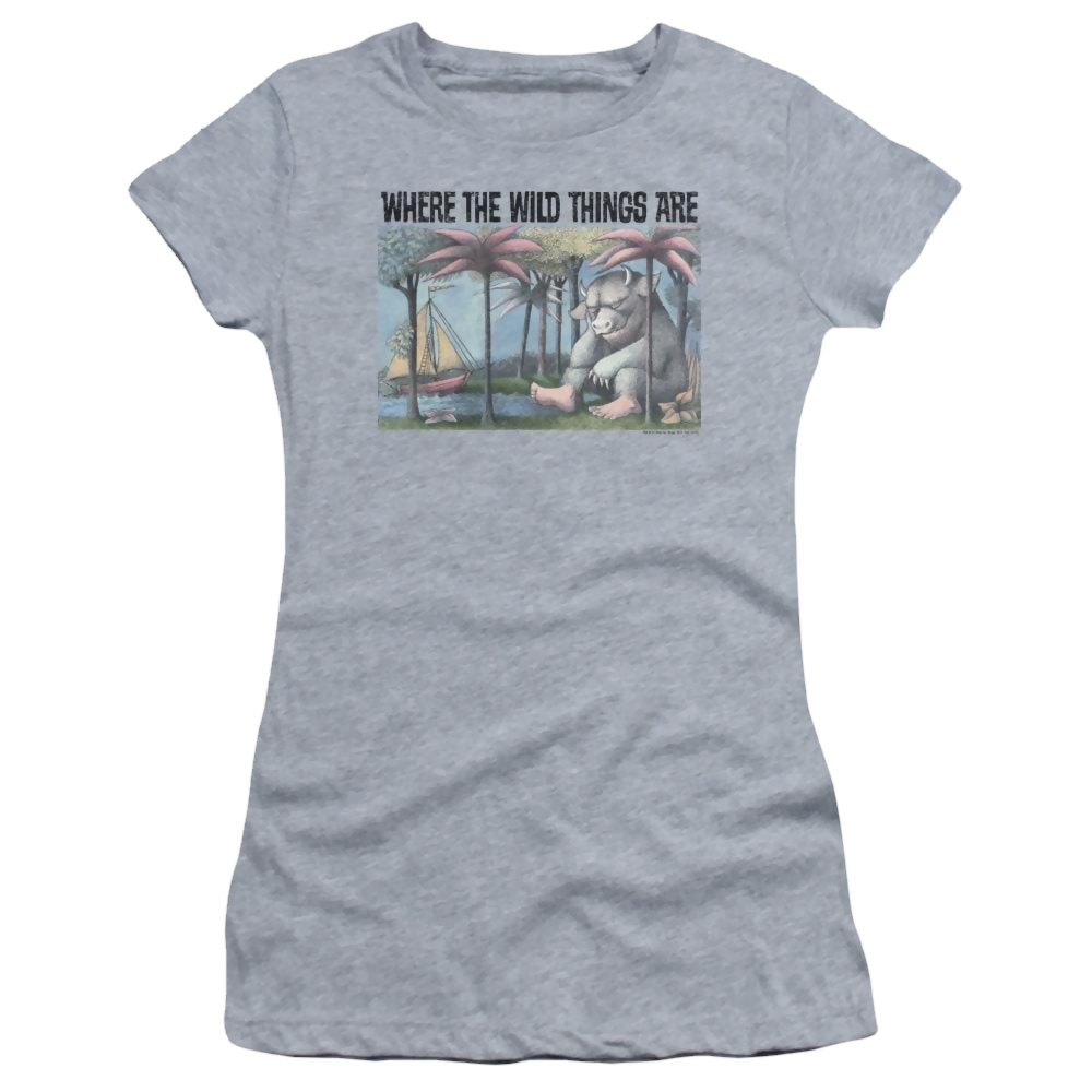 Where The Wild Things Are Cover Art Juniors T-Shirt Juniors T-Shirt Where The Wild Things Are   