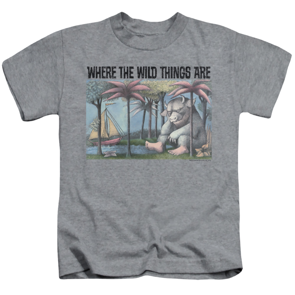 Where the Wild Things Are Cover Art - Kid's T-Shirt Kid's T-Shirt (Ages 4-7) Where The Wild Things Are   