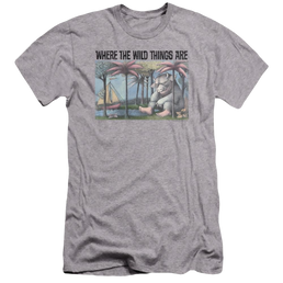 Where The Wild Things Are Cover Art Men's Premium Slim Fit T-Shirt Men's Premium Slim Fit T-Shirt Where The Wild Things Are   