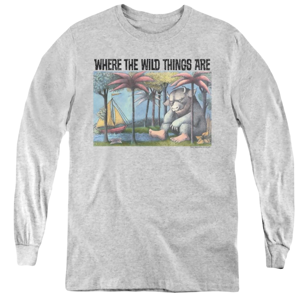 Where The Wild Things Are Cover Art - Youth Long Sleeve T-Shirt Youth Long Sleeve T-Shirt Where The Wild Things Are   