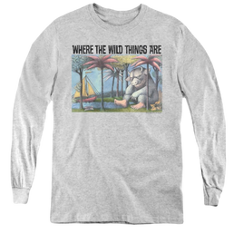 Where The Wild Things Are Cover Art - Youth Long Sleeve T-Shirt Youth Long Sleeve T-Shirt Where The Wild Things Are   