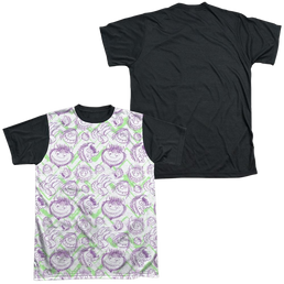 Where The Wild Things Are Wild Scribble Men's Black Back T-Shirt Men's Black Back T-Shirt Where The Wild Things Are   