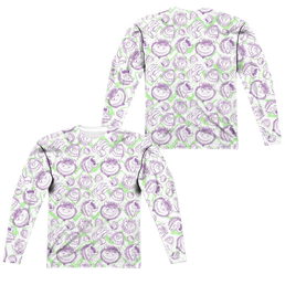 Where the Wild Things Are Wild Scribble (Front/Back Print) - Men's All-Over Print Long Sleeve Men's All-Over Print Long Sleeve Where The Wild Things Are   