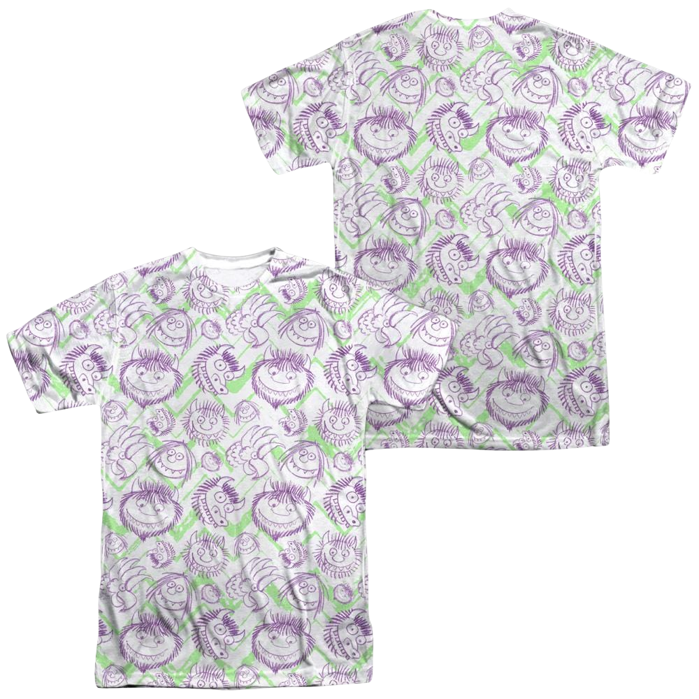 Where the Wild Things Are Wild Scribble (Front/Back Print) - Men's All-Over Print T-Shirt Men's All-Over Print T-Shirt Where The Wild Things Are   