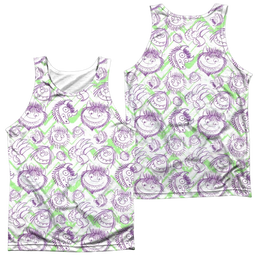 Where The Wild Things Are Wild Scribble Men's All Over Print Tank Men's All Over Print Tank Where The Wild Things Are   