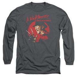 A Nightmare on Elm Street Freddy Circle - Men's Long Sleeve T-Shirt Men's Long Sleeve T-Shirt A Nightmare on Elm Street   