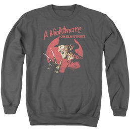 A Nightmare on Elm Street Freddy Circle - Men's Crewneck Sweatshirt Men's Crewneck Sweatshirt A Nightmare on Elm Street   
