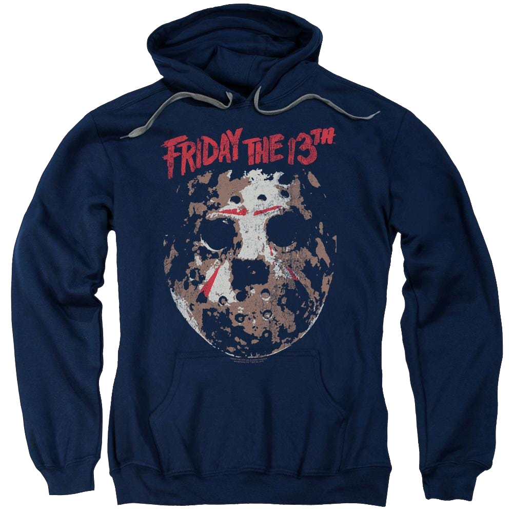 Friday The 13th Rough Mask - Pullover Hoodie Pullover Hoodie Friday The 13th   