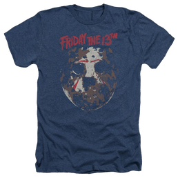 Friday The 13th Rough Mask - Men's Heather T-Shirt Men's Heather T-Shirt Friday The 13th   
