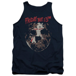 Friday The 13th Rough Mask Men's Tank Men's Tank Friday The 13th   