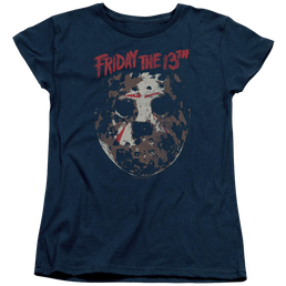 Friday The 13th Rough Mask - Women's T-Shirt Women's T-Shirt Friday The 13th   