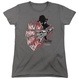 A Nightmare on Elm Street Playing With Power - Women's T-Shirt Women's T-Shirt A Nightmare on Elm Street   