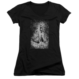 Corpse Bride Bird Dissolve - Juniors V-Neck T-Shirt Juniors V-Neck T-Shirt Corpse Bride   
