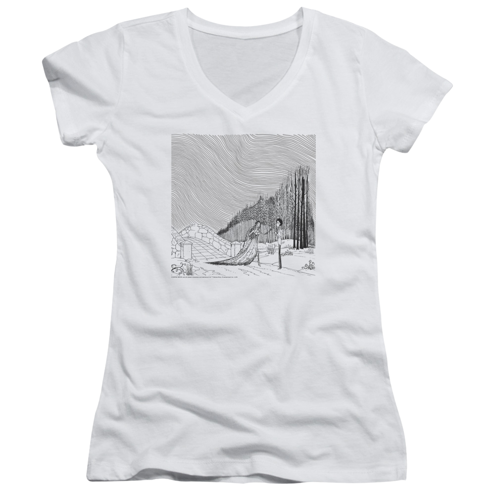 Corpse Bride My Darling - Juniors V-Neck T-Shirt Juniors V-Neck T-Shirt Corpse Bride   