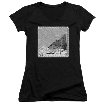 Corpse Bride My Darling - Juniors V-Neck T-Shirt Juniors V-Neck T-Shirt Corpse Bride   
