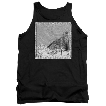 Black men's tank with Corpse Bride My Darling graphic