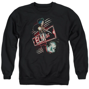 A Nightmare on Elm Street Elm St - Men's Crewneck Sweatshirt A Nightmare on Elm Street