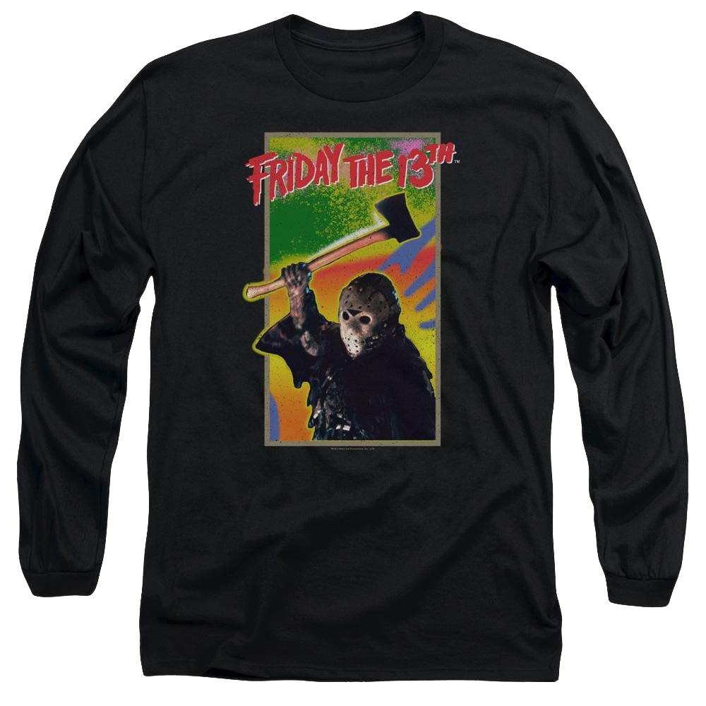 Friday The 13th Retro Game - Men's Long Sleeve T-Shirt Men's Long Sleeve T-Shirt Friday The 13th   