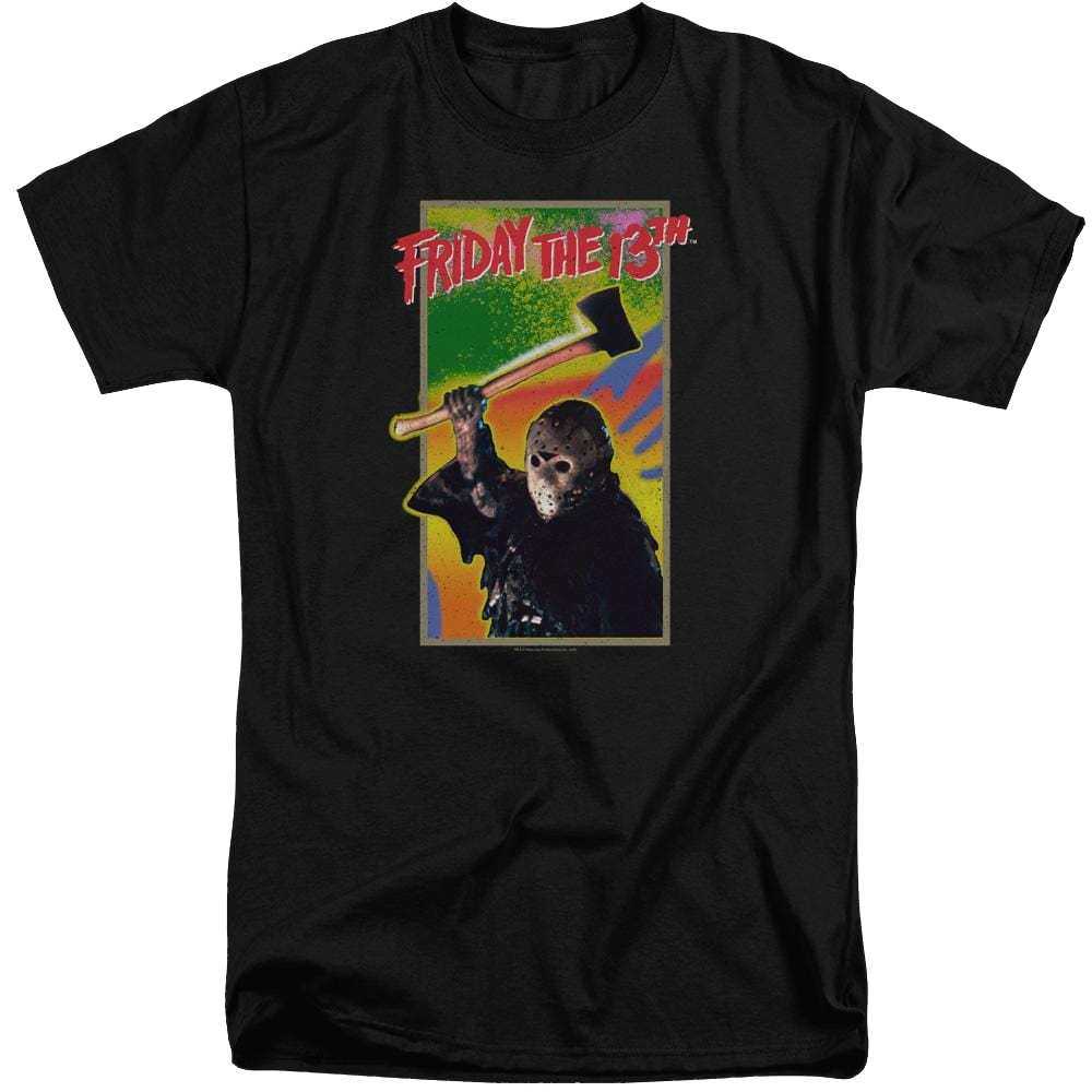 Friday The 13th Retro Game - Men's Tall Fit T-Shirt Men's Tall Fit T-Shirt Friday The 13th   