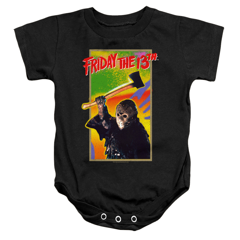 Friday the 13th Retro Game - Baby Bodysuit Baby Bodysuit Friday The 13th   