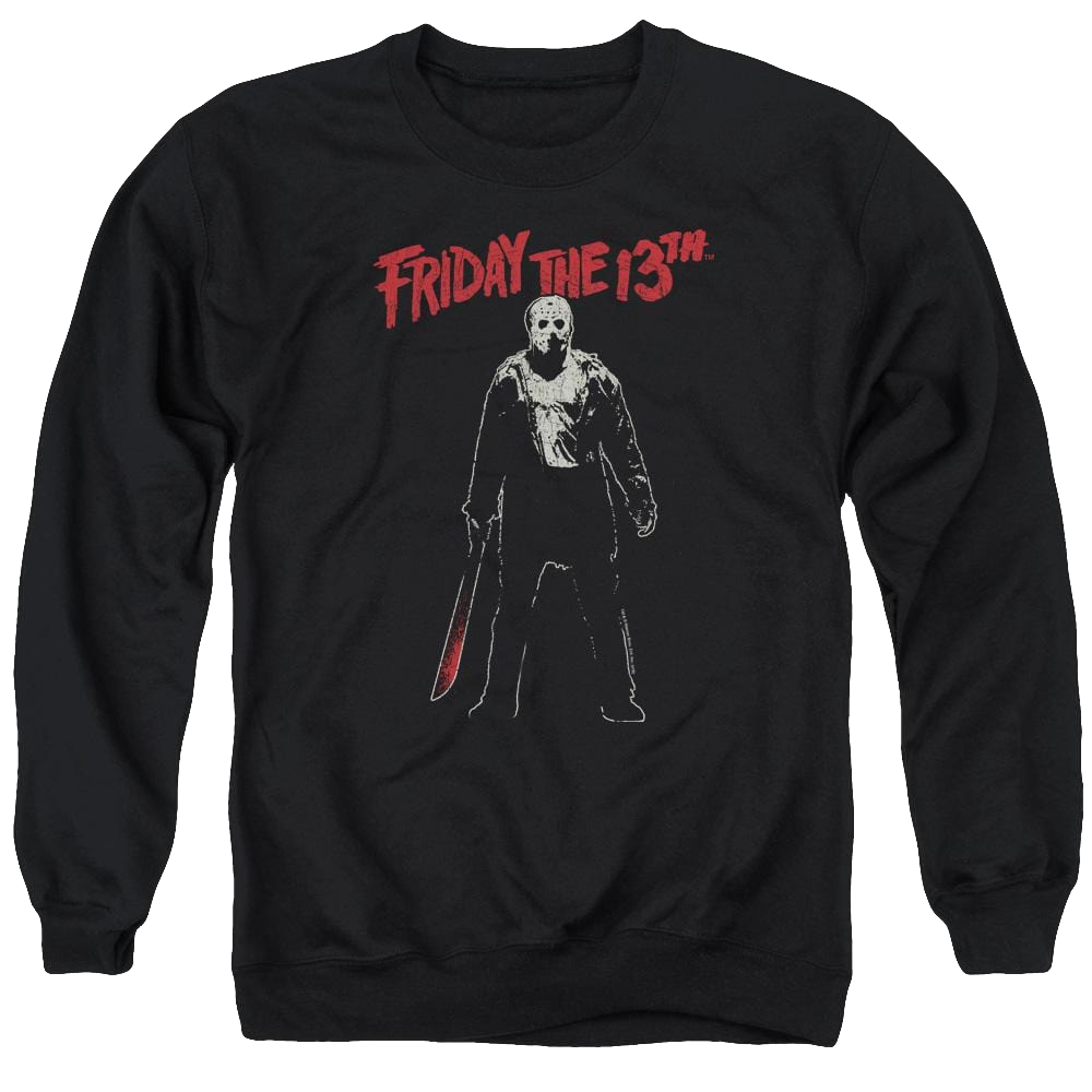 Friday The 13th Chchch Ahahah - Men's Crewneck Sweatshirt Men's Crewneck Sweatshirt Friday The 13th   
