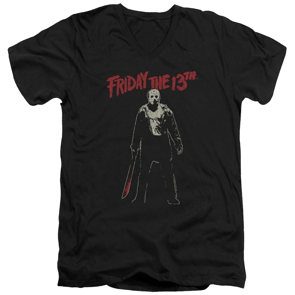 Friday The 13th Chchch Ahahah - Men's V-Neck T-Shirt Men's V-Neck T-Shirt Friday The 13th   