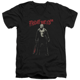 Friday The 13th Chchch Ahahah - Men's V-Neck T-Shirt Men's V-Neck T-Shirt Friday The 13th   
