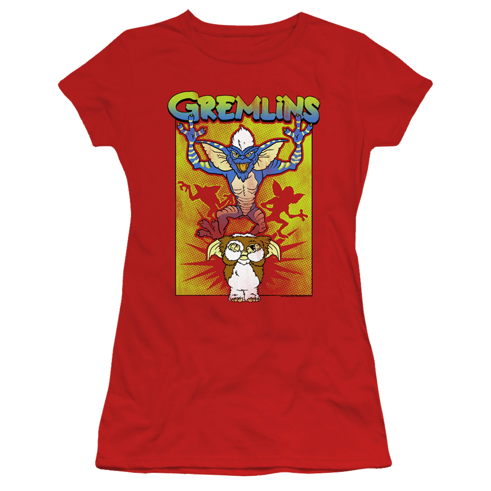 Gremlins Be Afraid - Juniors T-Shirt Juniors T-Shirt Gremlins   