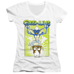 Gremlins Be Afraid - Juniors V-Neck T-Shirt Juniors V-Neck T-Shirt Gremlins   