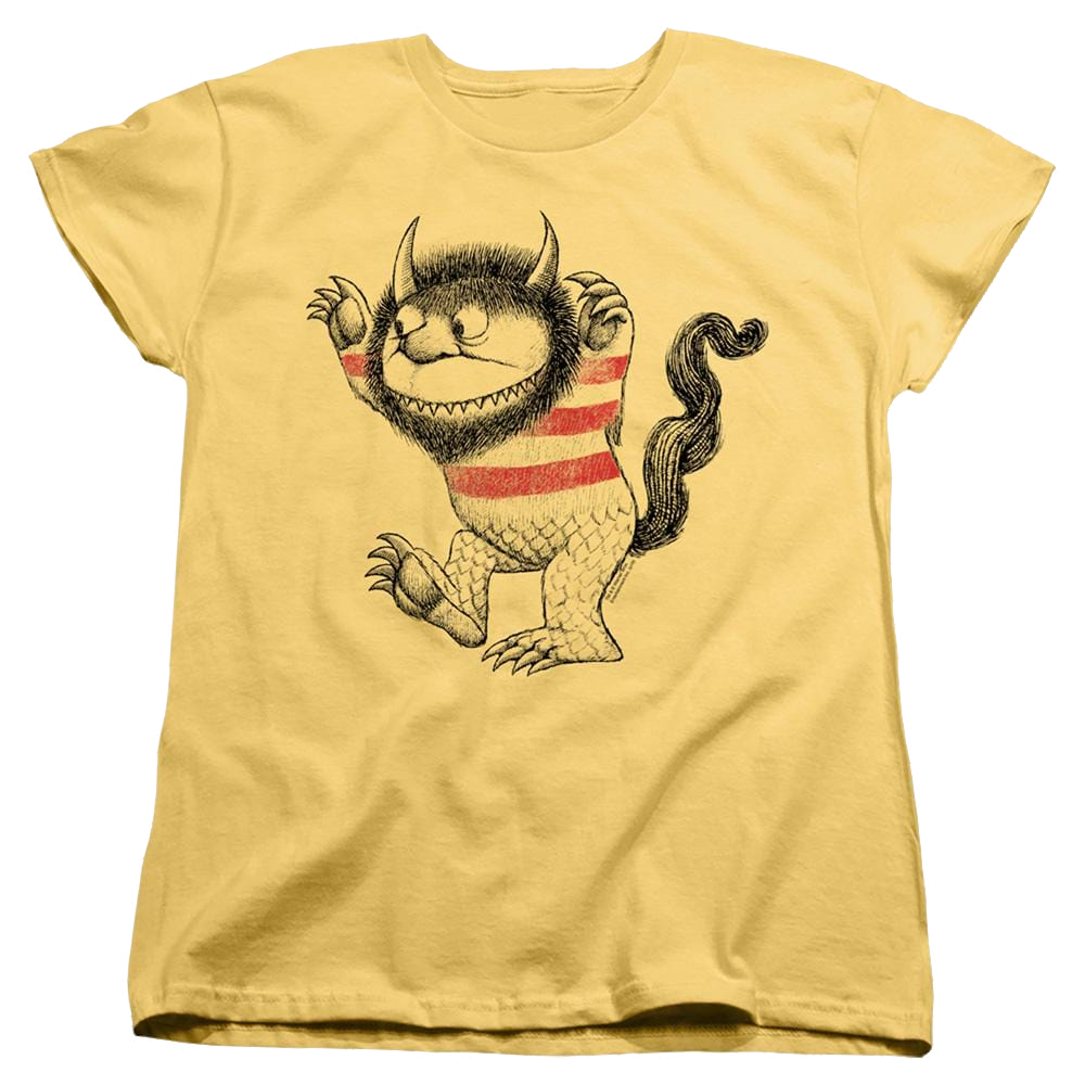 Where The Wild Things Are Line Art - Women's T-Shirt Women's T-Shirt Where The Wild Things Are   