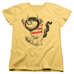 Where The Wild Things Are Line Art - Women's T-Shirt Women's T-Shirt Where The Wild Things Are   