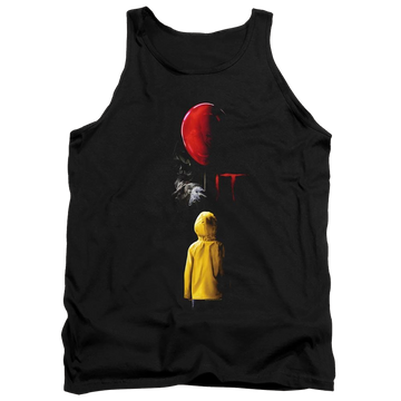 Black men's tank with IT Red Balloon graphic