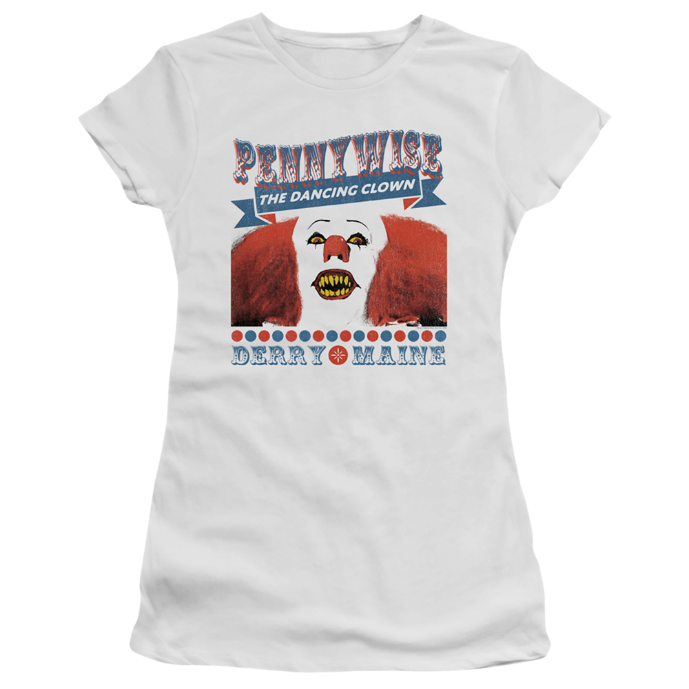 It Tv Miniseries The Dancing Clown - Juniors T-Shirt Juniors T-Shirt IT   