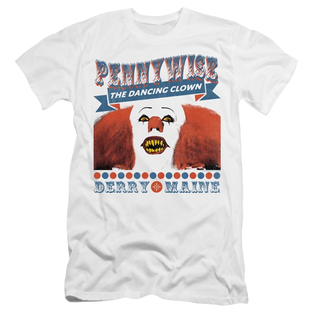 It Tv Miniseries The Dancing Clown - Men's Premium Slim Fit T-Shirt Men's Premium Slim Fit T-Shirt IT   