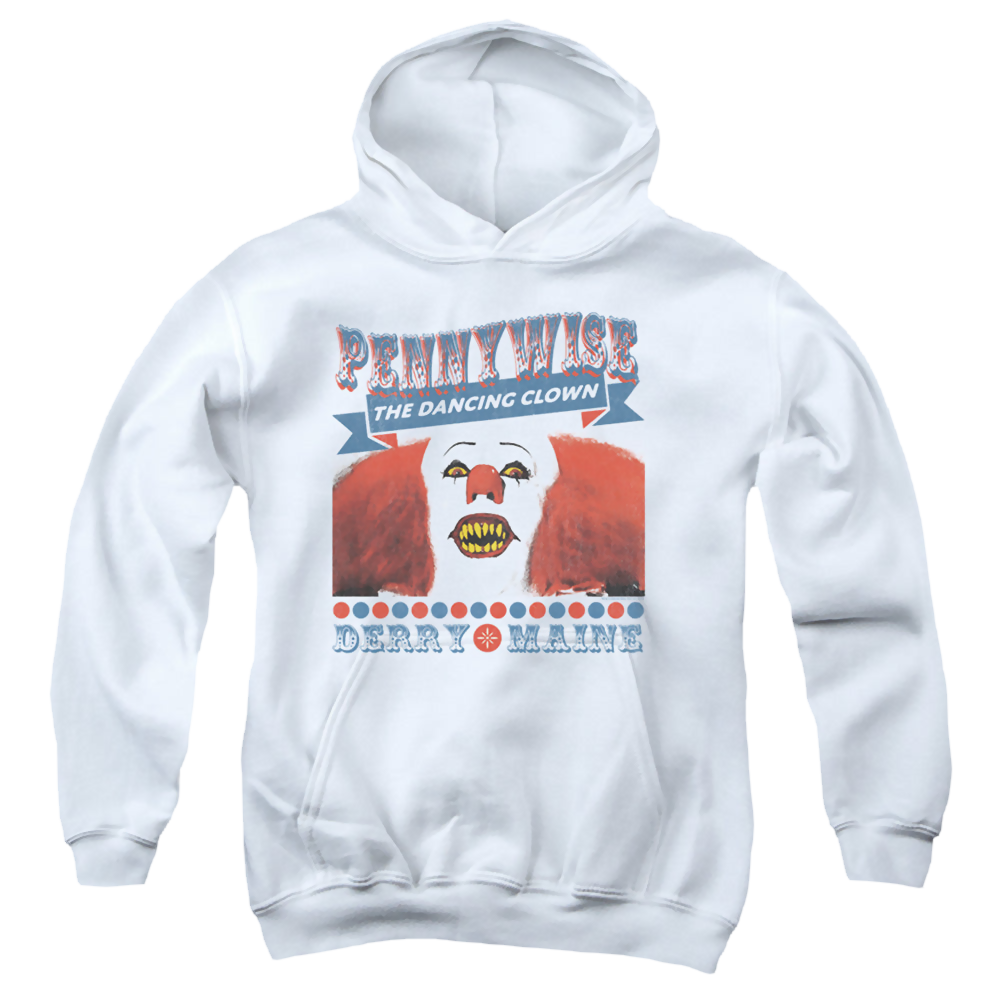 IT TV Miniseries The Dancing Clown - Youth Hoodie Youth Hoodie (Ages 8-12) IT   