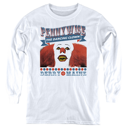 IT TV Miniseries The Dancing Clown - Youth Long Sleeve T-Shirt Youth Long Sleeve T-Shirt IT   