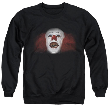 Black men's crewneck sweatshirt with IT Every Nightmare Youve Ever graphic