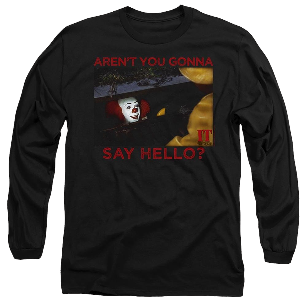 It Tv Miniseries Hello - Men's Long Sleeve T-Shirt Men's Long Sleeve T-Shirt IT   