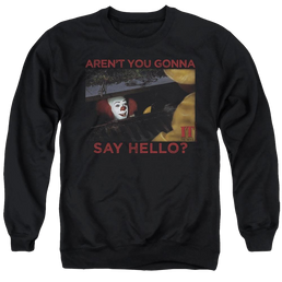 It Tv Miniseries Hello - Men's Crewneck Sweatshirt Men's Crewneck Sweatshirt IT   