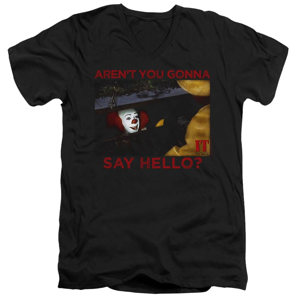 It Tv Miniseries Hello - Men's V-Neck T-Shirt Men's V-Neck T-Shirt IT   