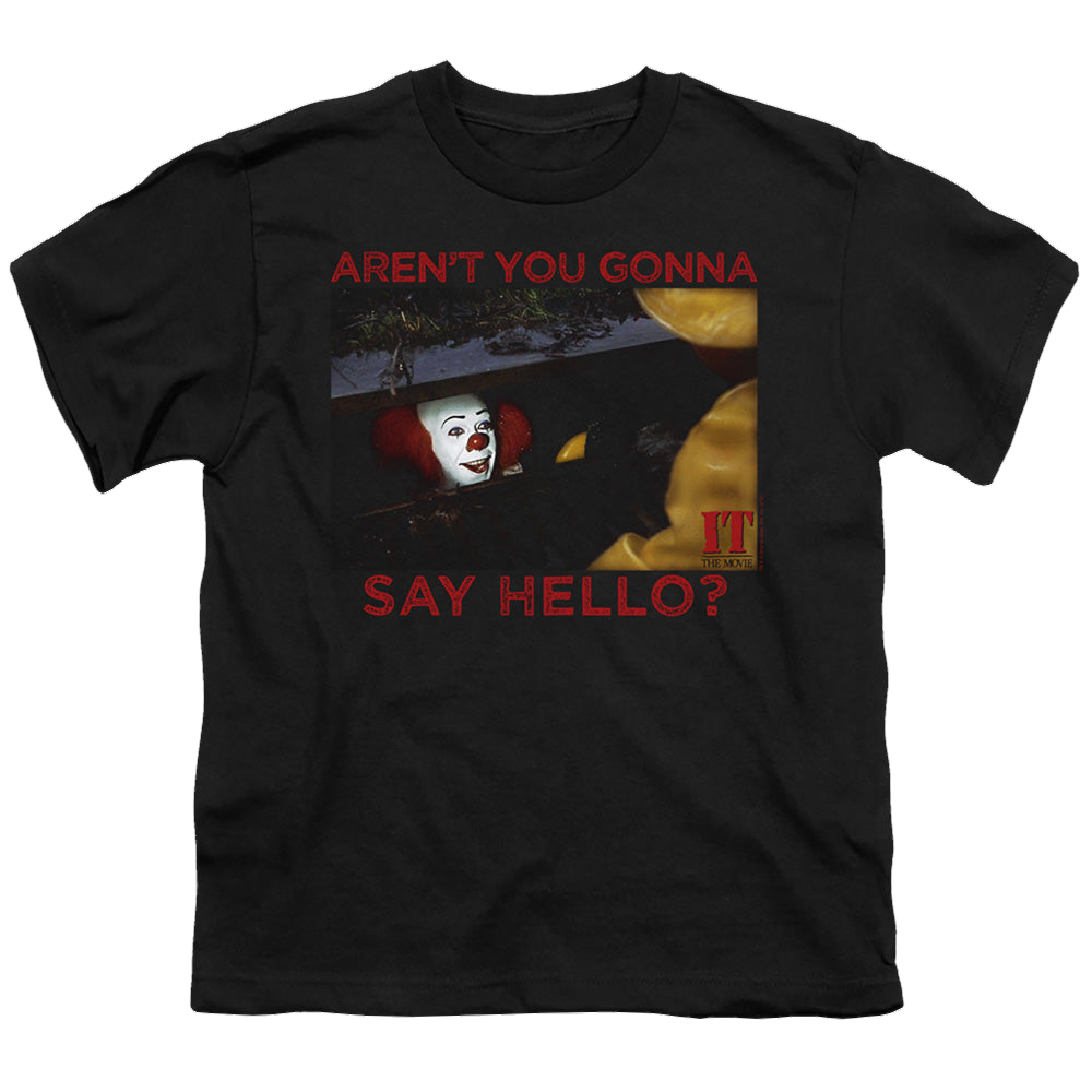 IT TV Miniseries Hello - Youth T-Shirt Youth T-Shirt (Ages 8-12) IT   