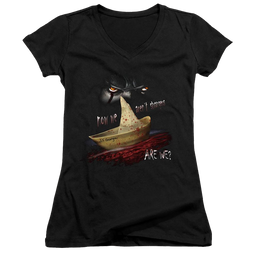 It Now We Arent Strangers - Juniors V-Neck T-Shirt Juniors V-Neck T-Shirt IT   