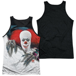 IT TV Miniseries Pennywise It - Men's Black Back Tank Top Men's Black Back Tank IT   
