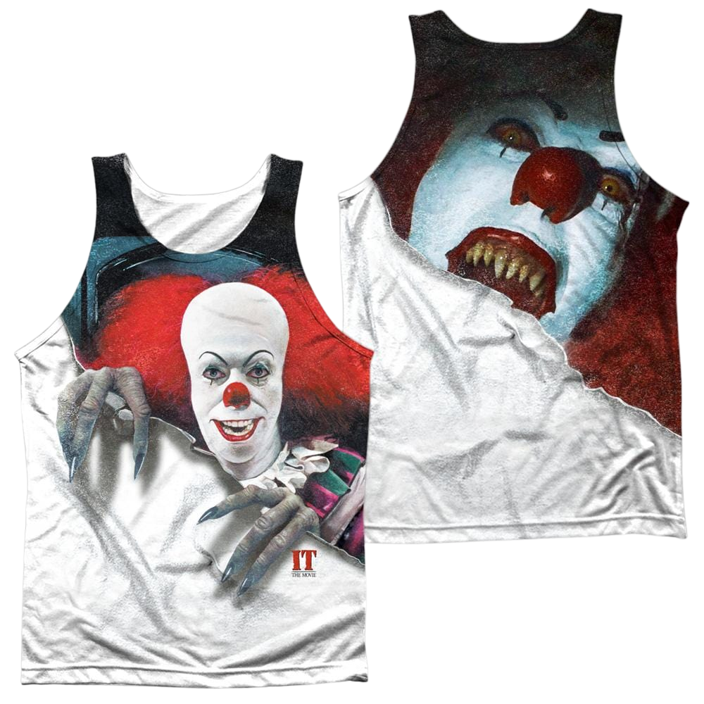 IT TV Miniseries Pennywise It - Men's All Over Print Tank Top Men's All Over Print Tank IT   